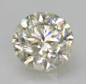 Certified 1.33 Carat H SI2 Round Brilliant Natural Earth Mined Diamond 6.8mm - Picture 1 of 4