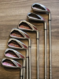 Callaway DIABLO EDGE Irons Set 4-5-6-8-9-P-A RH Golf Club Uniflex - Picture 1 of 8