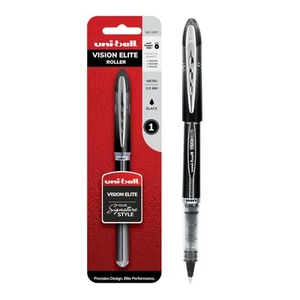 Vision Elite Rollerball Pens, Black Pen, Micro Pens with 0.5mm Ink, Ink Black... - Picture 1 of 7