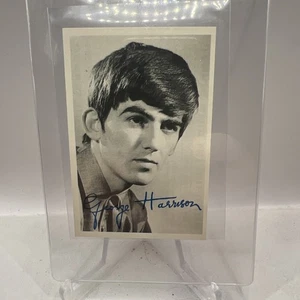 1964 Jenkki Hellas Beatles Gum #9 George Harrison - Foto 1 di 2