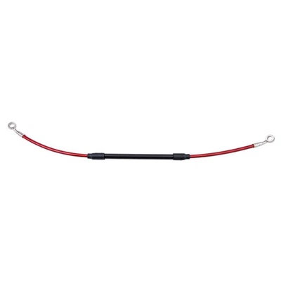 Línea de freno trenzada de acero para motocicleta Tusk roja para HONDA CRF250R 2004-2005 Foto 1 de 4