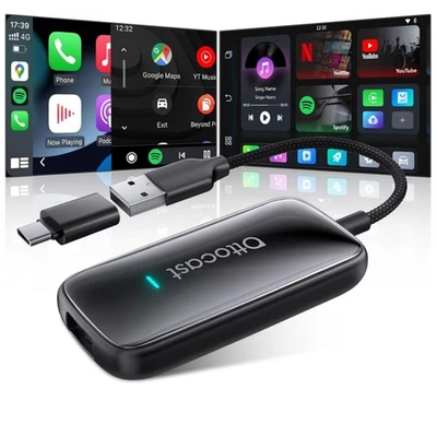 OTTOCAST Play2Video Ultra YouTube TikTok RTL+ Kabelloser CarPlay Android Auto - Bild 1 von 4