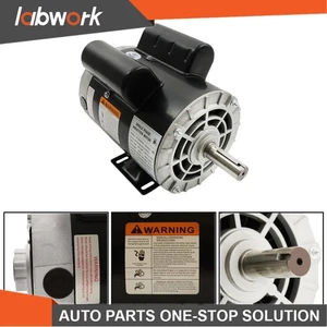 Motore elettrico monofase Labwork 5HP SPL 3450 RPM 230V 56HZ telaio albero 7/8" - Foto 1 di 24