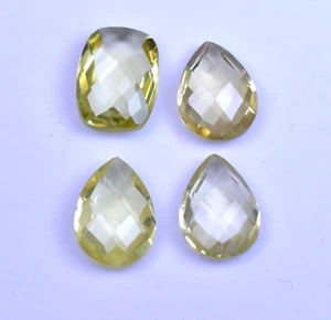 Natural Yellow Citrine 18.90 Ct Untreated Flashy Mix Shape Checker Cut Gemstone - Picture 1 of 5