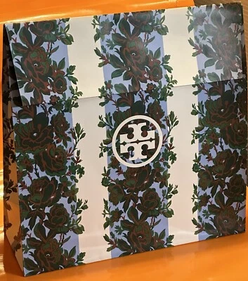 New Tory Burch Logo Gloss Bag Gift Box Flap Instant Closure Sz 16”L x 16”H x 6”W - Image 1 of 4