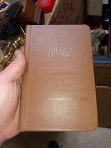 LIBRO DE NIVEL ORIGINAL DE INGENIEROS DIETZGEN DE LA DÉCADA DE 1920 410F ESPECIAL COMO NUEVO - Imagen 1 de 12