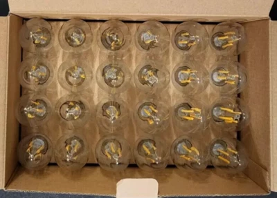 Decorative Candle Bulb Soft White 24 Pack LED B11C GE 500 Lumens NON Dimmable - Image 1 of 2