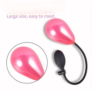 BDSM Inflatable Anal Dilator Sex Toys Pump Women Prostate Stimulator Butt Plug - Picture 1 of 18