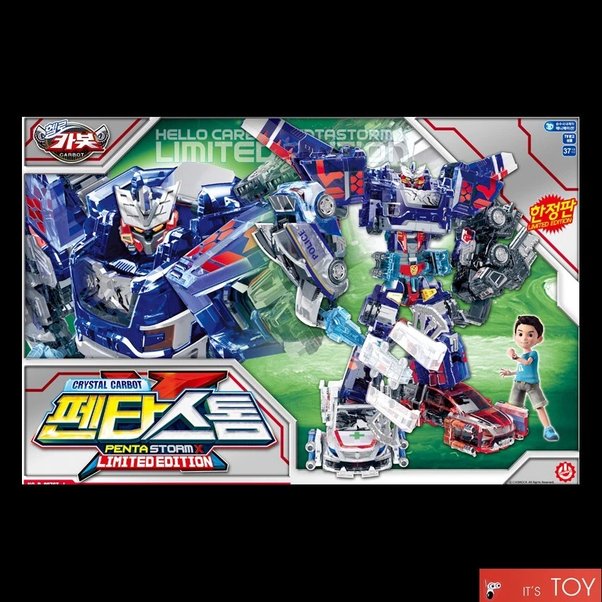 Hello Carbot Cristal PENTA STORM X Edición Limitada Robot Transformador 5 Coches Juguete Foto 1 de 4
