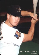 1994 Astros Mother's Baseball Card #2 Mitch Williams