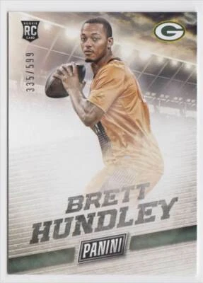 2015 Panini Father's Day Rookies #33 Brett Hundley 335/599 Green Bay Packers - Image 1 of 2