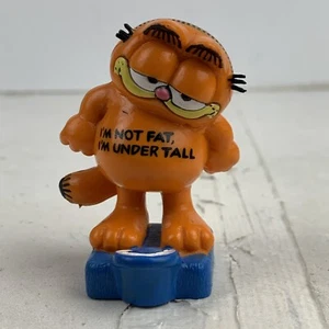 Garfield On Scale Not Fat Under Tall PVC Figure 1981 80s Bully West Germany RARE - Picture 1 of 7