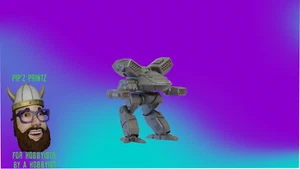 Modello Mech alternativo Turkina Z per Battletech 6mm-10mm-15mm - Foto 1 di 1