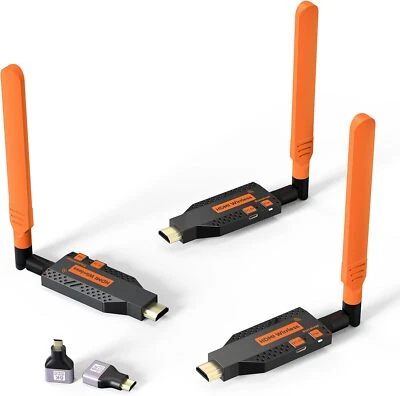 2.4/5.8GHz Wireless HDMI Transmitter and 2 Receiver 1080P Wireless HDMI Extender - Image 1 of 4
