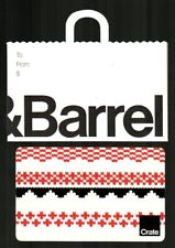 CRATE & BARREL Knitted Christmas Design ( 2020 ) Gift Card with Holder ( $0 )
