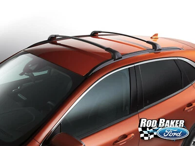 Genuine 2020 Ford Escape OEM Black Cross Bar Roof Rack Pair - 2-Piece Kit - Image 1 of 3