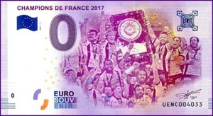 UENC / CHAMPIONS DE FRANCE 2017 / BILLET 0 € / NULL EURO-SCHEIN / 0 € 2017-1 - Picture 1 of 1