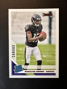 2019 Panini Donruss - Rated Rookie Canvas #312 Marquise Brown RC - Bild 1 von 2