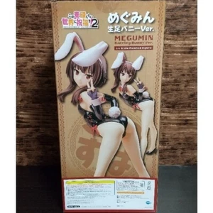 Statua statuina FREEING KONOSUBA 2 MEGUMIN BUNNY gamba nuda ver scala 1/4 NUOVA Giappone - Foto 1 di 2