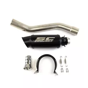 For Kawasaki Ninja ZX10R 2009-2018 Exhaust System Link Pipe Slip on Muffler Tips - Picture 1 of 6