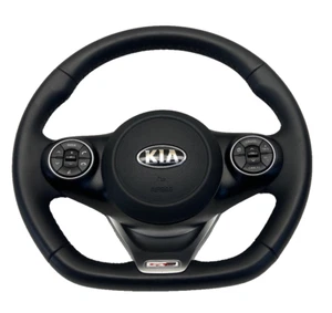 2020-22 KIA SOUL GT LINE OEM STEERING WHEEL ASSEMBLY BLACK FULL KIT MINT - Bild 1 von 12