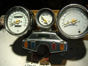 1985 Yamaha XJ700 Maxim X speedo 1AA-83570-A0 tach 1FG-83540-00 OEM meters 47Kmi - Picture 1 of 6