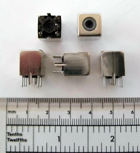 10mm RF/IF transformers, TOKO YHCS11100 marked 038 for 455kHz, pack of 3 - Picture 1 of 2