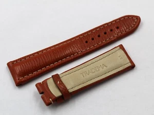 Strap Band Tradema Vintage Vera Pelle Marrone 22/20 mm Accessori Orologi Unisex - Imagen 1 de 5