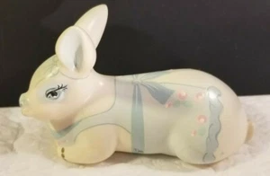 VTG STONELITE Italy Rabbit Figurine 4 1/2" by Pr0f. Bessi - Picture 1 of 12