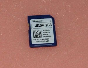 Dell 738M1 2GB Secure Digital Card SD Card 0738M1 - Picture 1 of 3