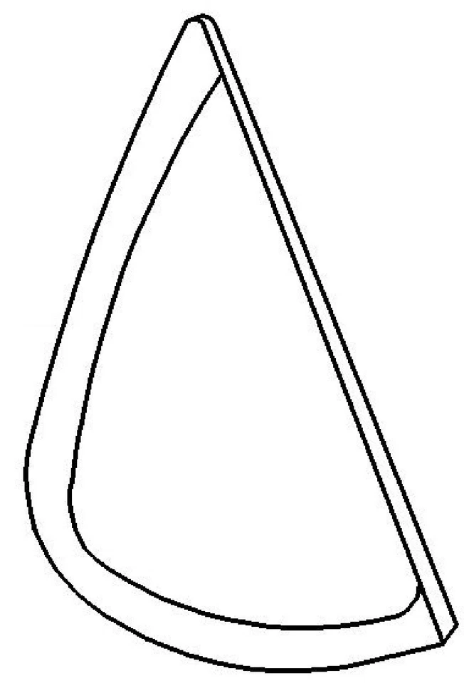 Se adapta a Nissan Datsun 210 1979-1982 sedán de 2 puertas lado del conductor cuarto ventana vidrio Foto 1 de 1