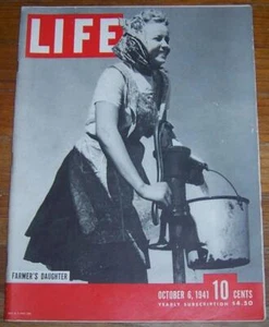 Life Magazine October 6, 1941 South Dakata Norway George Bellows Gypsy Rose Lee - Picture 1 of 1