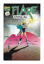 FLARE ANNUAL #1 --- WORKING VACATION! Hero Graphics! 1992! VF+