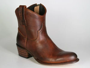 8590 Sendra Botín Evolution Tang Usado Cosido A Mano Botines Marrón - Imagen 1 de 2