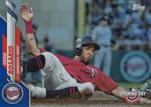 2020 Topps Opening Day EDDIE ROSARIO Blue Foil #131 Twins QTY Avail - Picture 1 of 1