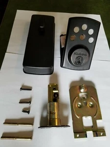 Kwikset Model PLP electronic locking deadbolt without keys. - Picture 1 of 6