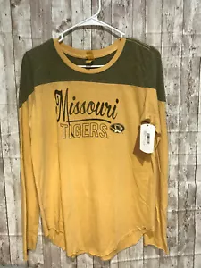 Ladies M Missouri Tigers Long Sleeve T-Shirt by Blue 84. New With Tags - Picture 1 of 3