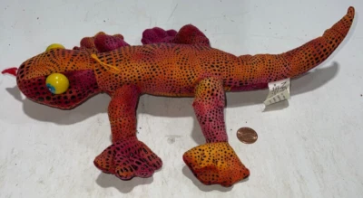Nanco Lizard Plush Colorful Stuffed Toy Reptile Gecko 13” - Image 1 of 4