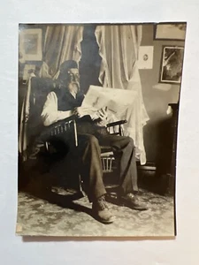 Vintage Foto Joseph Reck Haugh Bürgerkriegsveteran geboren in Maryland, stirbt Santa Paula Ca - Bild 1 von 2
