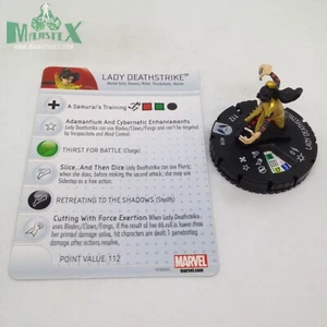 Heroclix Wolverine and the X-Men set Lady Deathstrike #210 Gravity Feed ¡con tarjeta! - Imagen 1 de 1