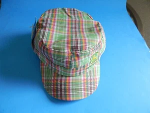 Cappellino cadetto a quadri I Love John Deere; nuovo con etichetta - Foto 1 di 5