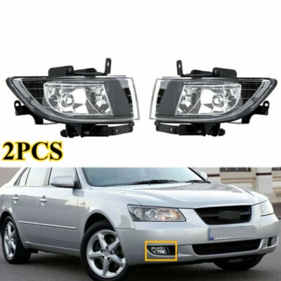 Luz antiniebla para parachoques delantero derecho y derecho para Hyundai Sonata 2006-2010 Foto 1 de 4