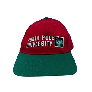 Cappello Berretto Vintage Polo Nord Università Snapback Babbo Natale Ricamato Natale - Foto 1 di 8