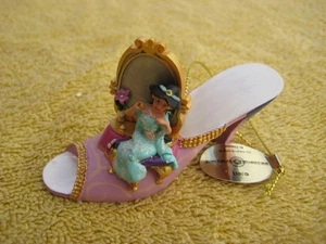 Bradford Exchange Disney Once upon A Slipper Ornament Jasmine with COA - Picture 1 of 4