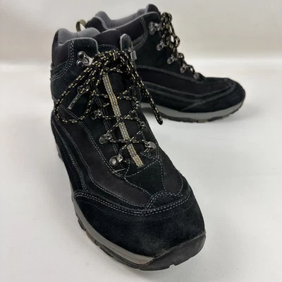 Botas de caminhada LL Bean masculinas tamanho 10 camurça preta #258265 trilha ao ar livre - Imagem 1 de 4
