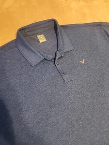 PRISTINE Callaway OptiDri mens polo golf shirt 4X Blue short sleeve xxxxl - Picture 1 of 7