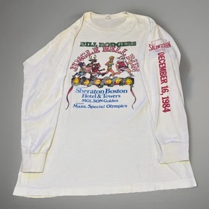 Camiseta De Colección 1986 Boston Jingle Bell Run 5K Maratón Navidad Manga Larga L - Imagen 1 de 6