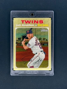 Josh Donaldson 2020 Topps Heritage Chrome Superfractor 1/1 Twins - Picture 1 of 2
