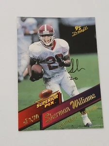 Sherman Williams Dallas Cowboys 1995 Superior Pix Certified Autograph Card #59 - Picture 1 of 2