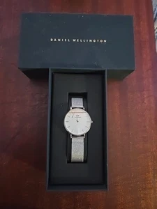 Daniel Wellington Petite Silver Watch- Manufacturer Error- Brand New- READ DESC! - Picture 1 of 7